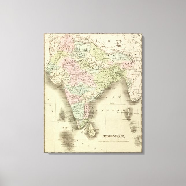 India 9 canvas print (Front)