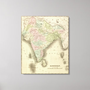 India 9 canvas print