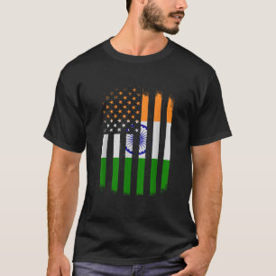 India and America Flag India American Flag T-Shirt