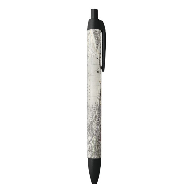 India and China Black Ink Pen (Bottom (Vertical))
