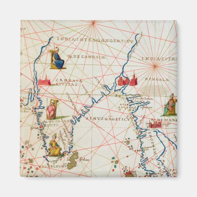 India and Malaysia Magnet (Front)