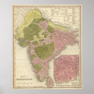 India and Sri Lanka Poster