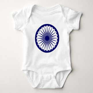 India Ashoka Chakra Baby Bodysuit