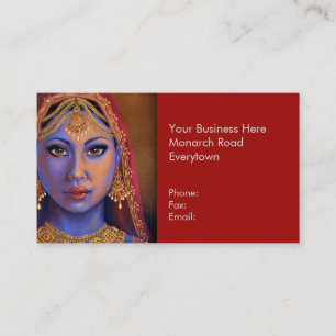 India: Bride Business Cards