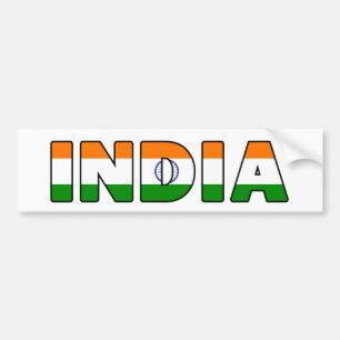 India bumper sticker