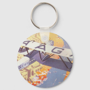 India by Imperial Airways Key Ring