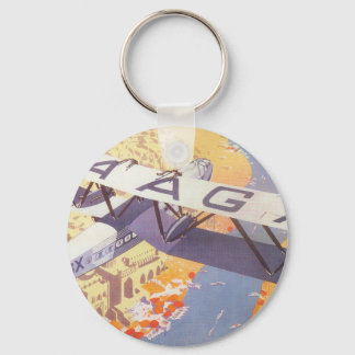 India by Imperial Airways Key Ring