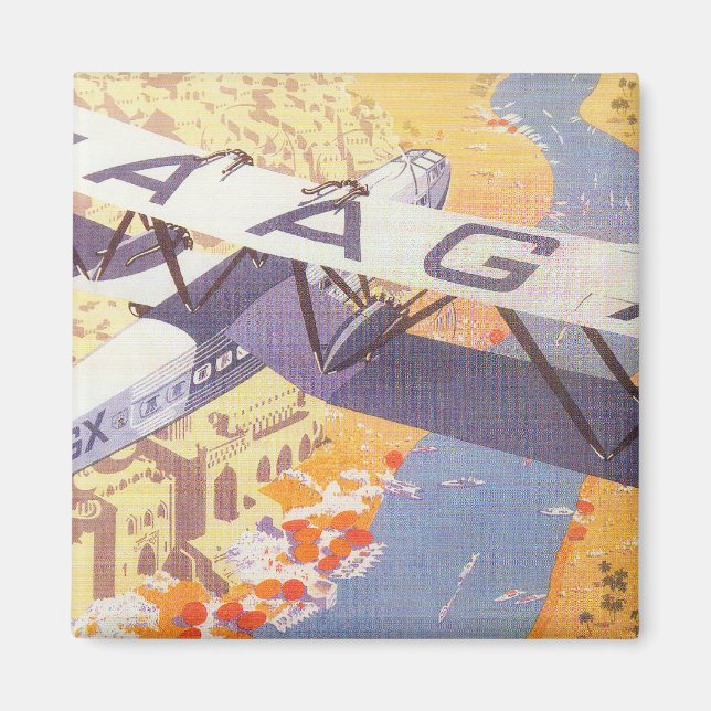 India by Imperial Airways Magnet (Front)