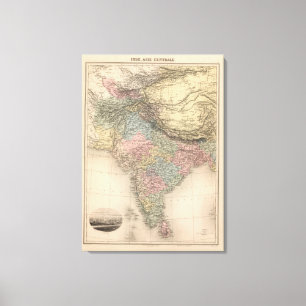 India Central Asia Canvas Print