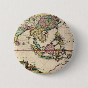 India & Ceylon to Australia 6 Cm Round Badge