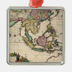 India & Ceylon to Australia Metal Tree Decoration