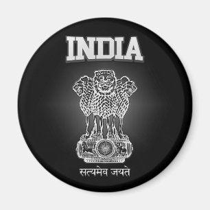 India Coat of Arms Magnet