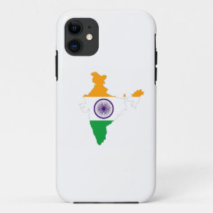 india country flag map shape indian iPhone 11 case