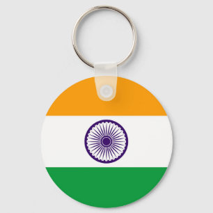 India country long flag nation symbol republic key ring