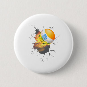 India Cricket Fans Shirt Fans Gift Kit Indian Cric 6 Cm Round Badge