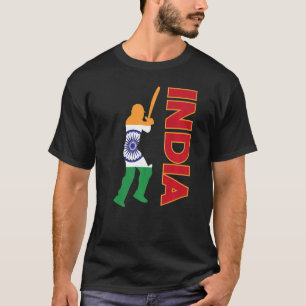 India Cricket India Flag Indian Cricket Team Crick T-Shirt