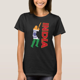 India Cricket India Flag Indian Cricket Team Crick T-Shirt