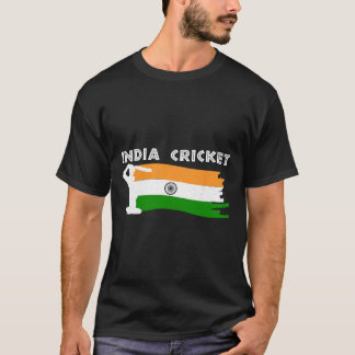 India Cricket Jersey With Indian Flag Gift  T-Shirt