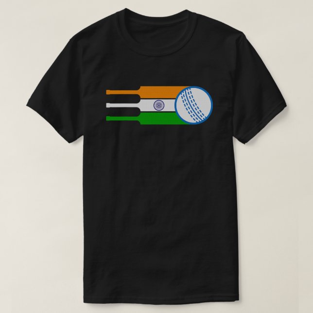 India Cricket National Fan Team Jersey Gift Indian T-Shirt (Design Front)