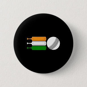 India Cricket Player Ll Indian Flag Cricket Team 6 Cm Round Badge