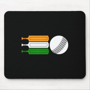 India Cricket Player Ll Indian Flag Cricket Team  Mouse Mat