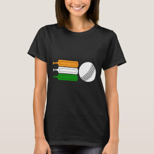 India Cricket Player Ll Indian Flag Cricket Team  T-Shirt