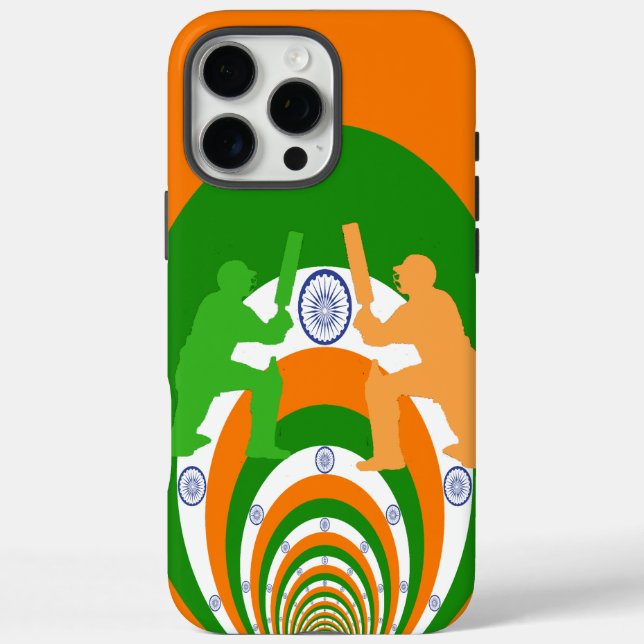 India Cricket Spirit Abstract Design Case-Mate iPhone Case (Back)