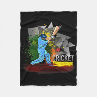 India Cricket T Shirt National Fans Team Jersey Fleece Blanket