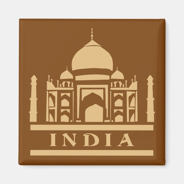 INDIA custom color magnet (Front)