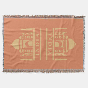 INDIA custom color throw blanket