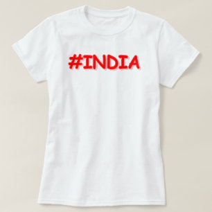 "#India" Cute Design. Buy Now T-Shirt