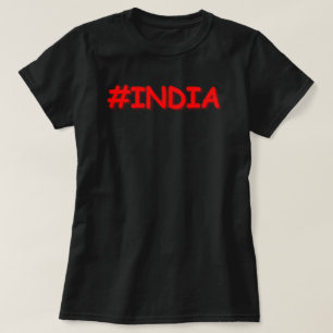 "#India" Cute Design. Buy Now T-Shirt