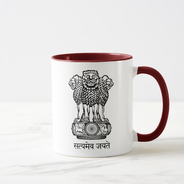 india emblem mug (Right)