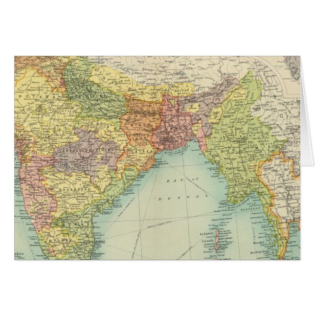 India & Farther India political (Front Horizontal)