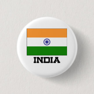 India Flag 3 Cm Round Badge
