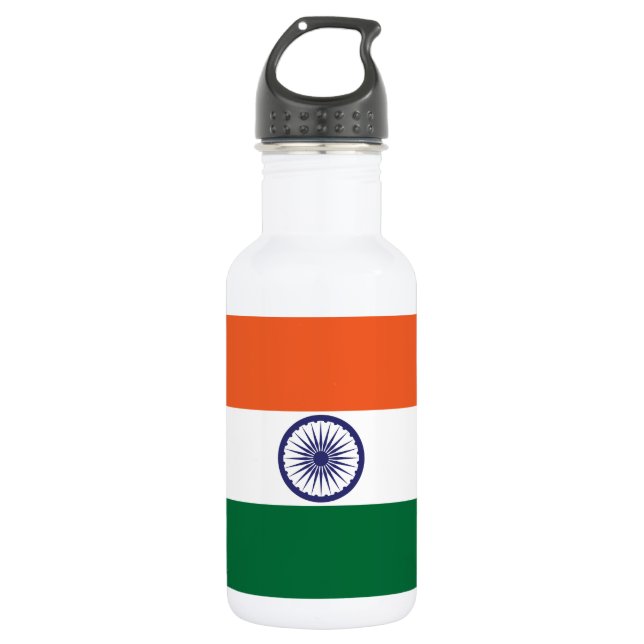 India Flag 532 Ml Water Bottle (Front)