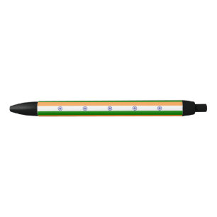 India flag black ink pen