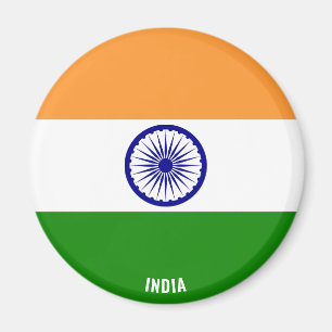 India Flag Charming Patriotic Magnet