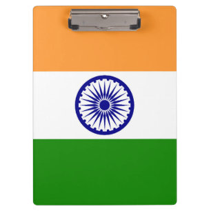 India flag clipboard
