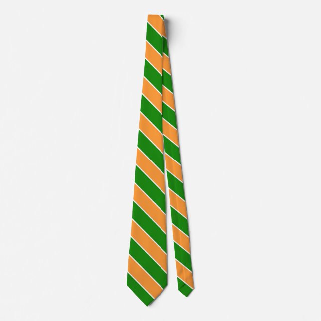 India Flag Colors Elegant Tie (Front)