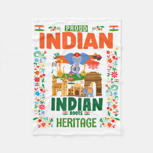 India Flag Costume Outfit Idea For Kids &amp; Indi Fleece Blanket