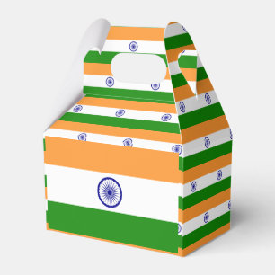 India Flag Favour Box