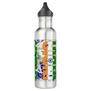 India Flag Gorgeous Patriotic 710 Ml Water Bottle