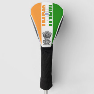 India Flag Gorgeous Patriotic Golf Head Cover