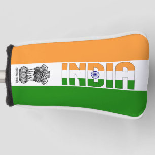 India Flag Gorgeous Patriotic Golf Head Cover