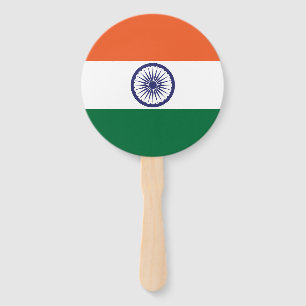 India Flag Hand Fan