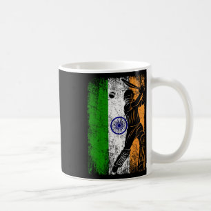 India Flag Indian Cricket Jersey Fan Player Coach  Coffee Mug