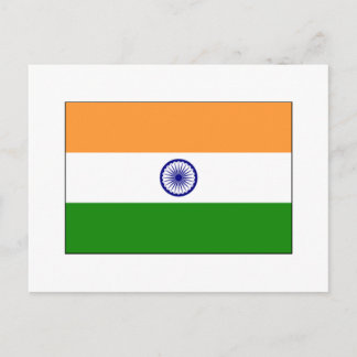 India FLAG International Postcard