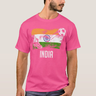 India Flag Jersey Indian Soccer Team Indian T-Shirt