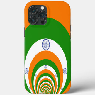 India Flag Kaleidoscope: Endless Unity & Patriotis iPhone 13 Pro Max Case